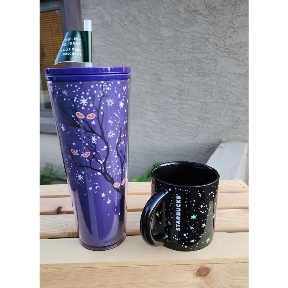 Starbucks Halloween glow in the dark mug and tumbler 2022